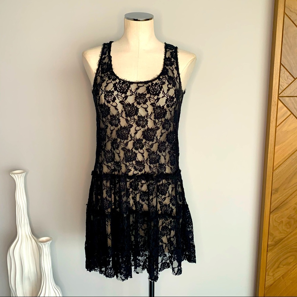 Black Lace Dress or Pool Cover